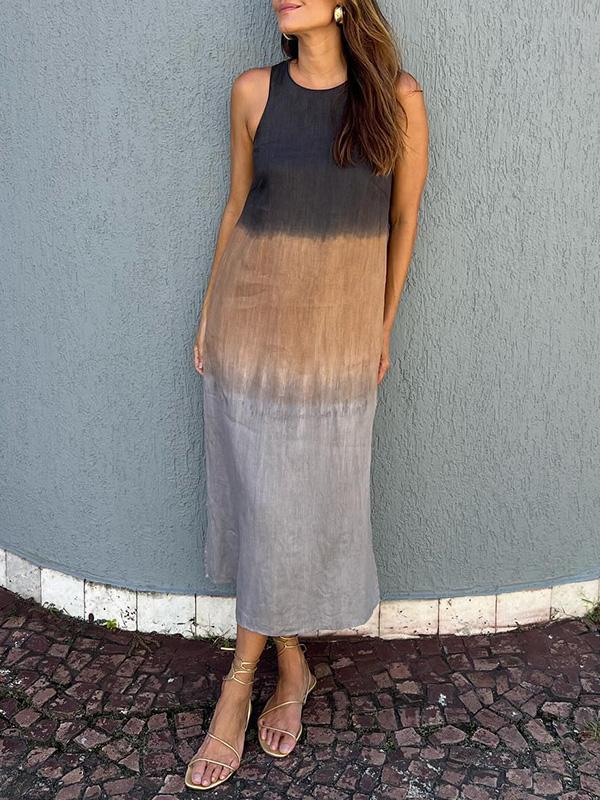 Harriet™ | Ombré Sleeveless Midi Dress