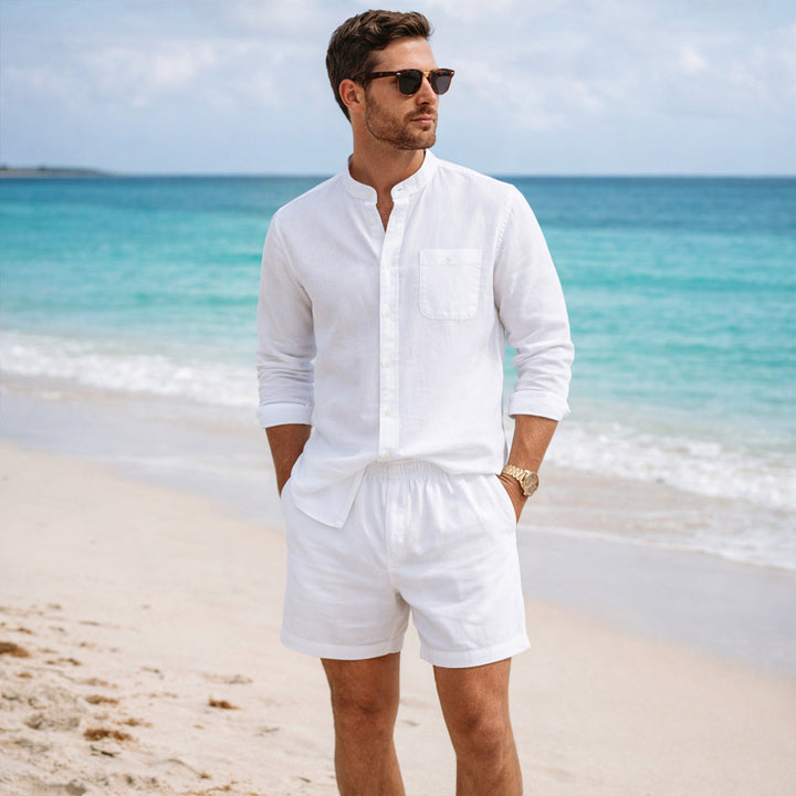 Michael Sydney men's summer set, front view