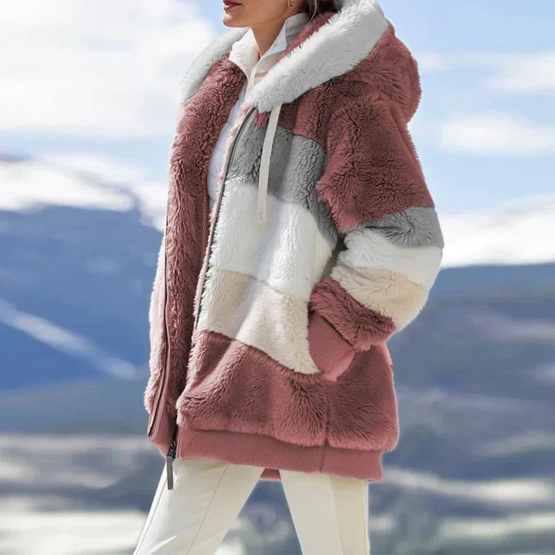 Nora™ | Colour Block Hooded Jacket