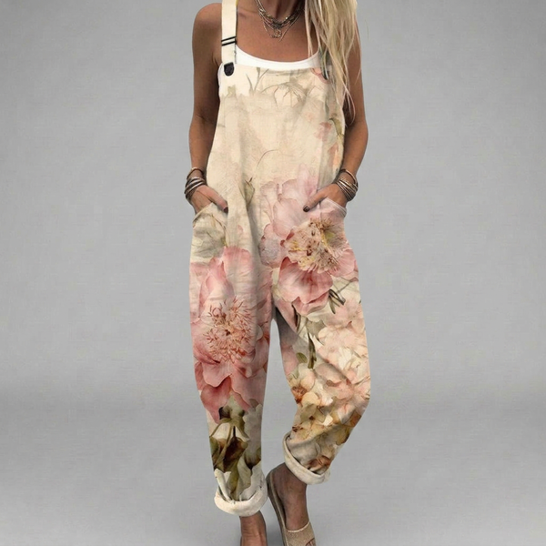 Jennifer™ | Watercolour Floral Overalls