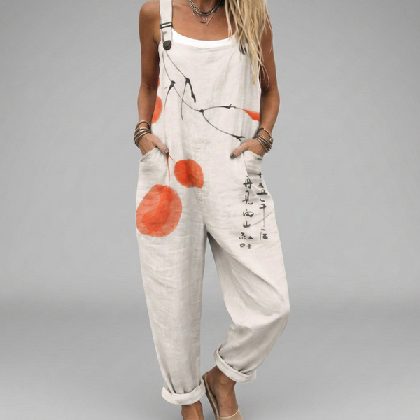 Sarah™ | Artistic Ink-Print Overalls
