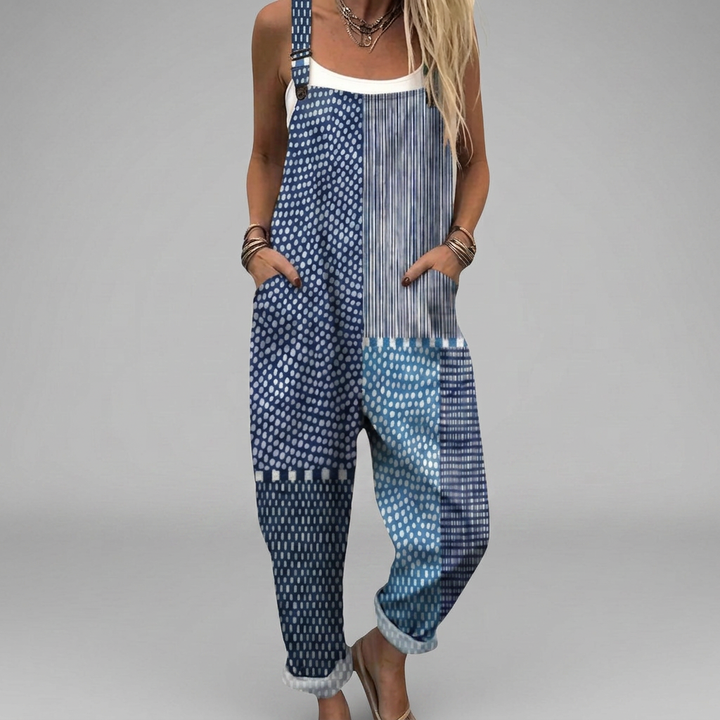 Jessica™ | Boho Patchwork Overalls