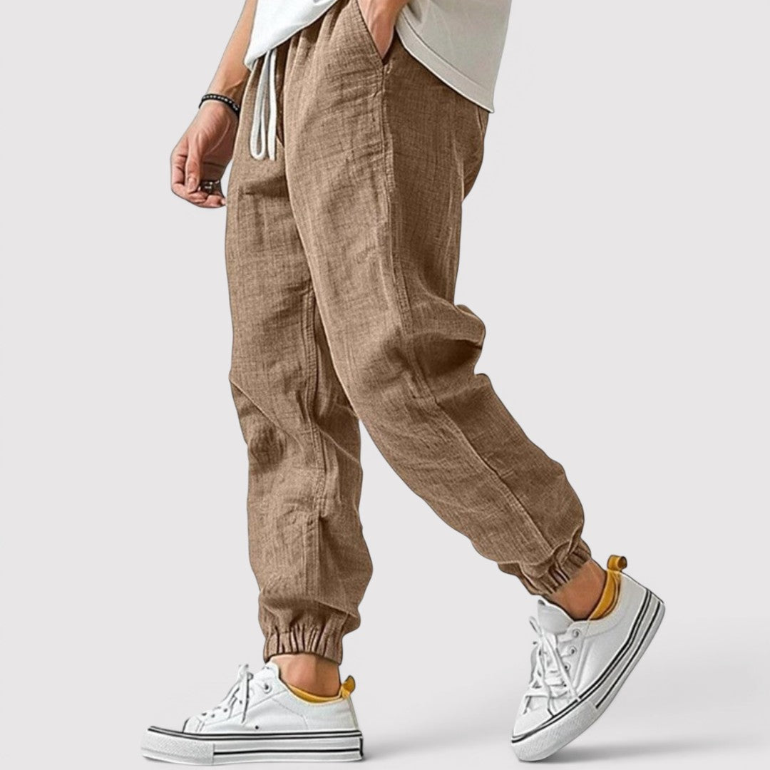 Michael Sydney men's jogger pants, front view