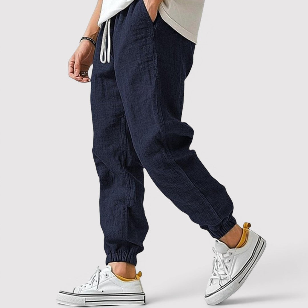 Michael Sydney men's jogger pants, front view