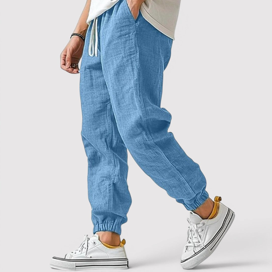 Michael Sydney men's jogger pants, front view