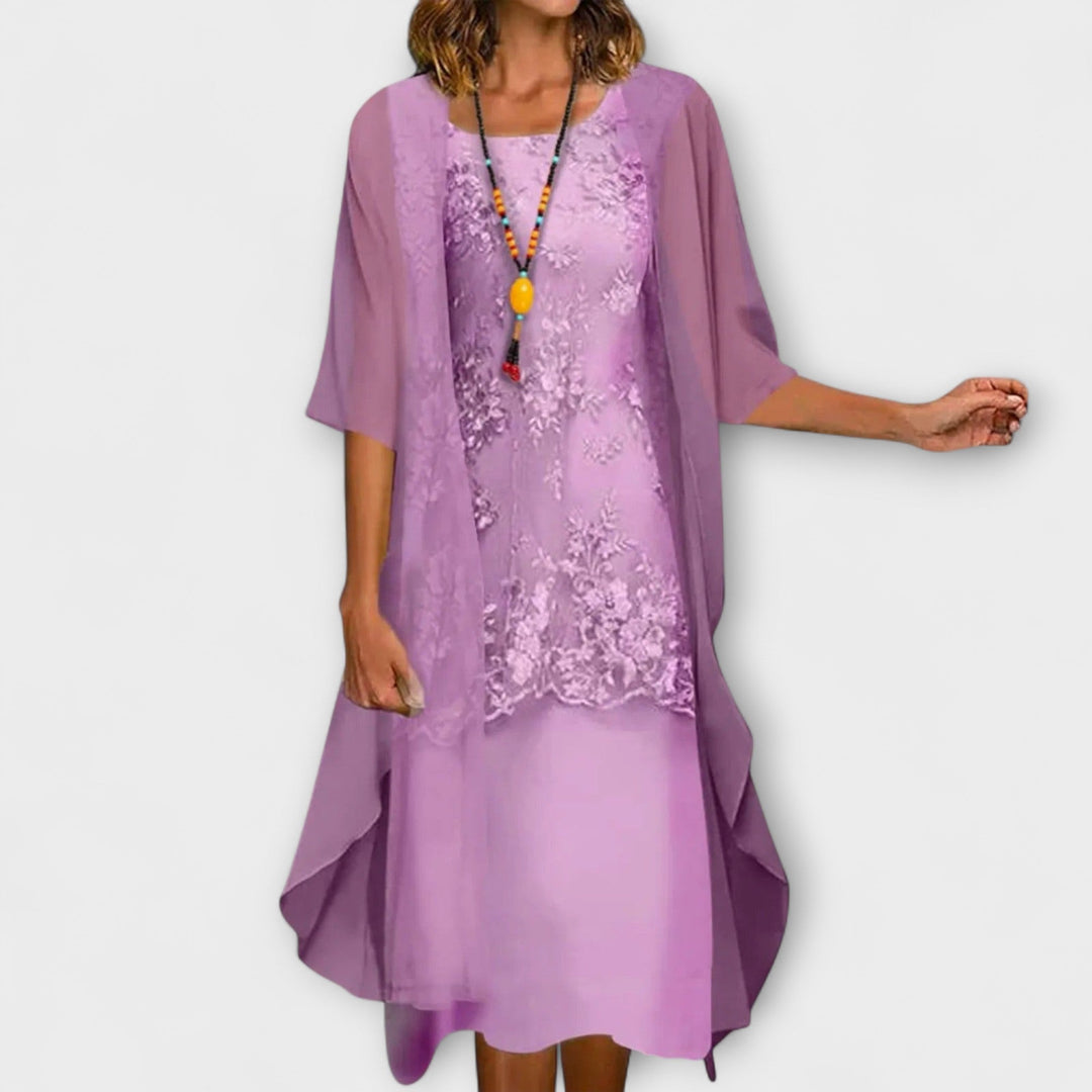 Joanne™ | Layered Embroidered Dress