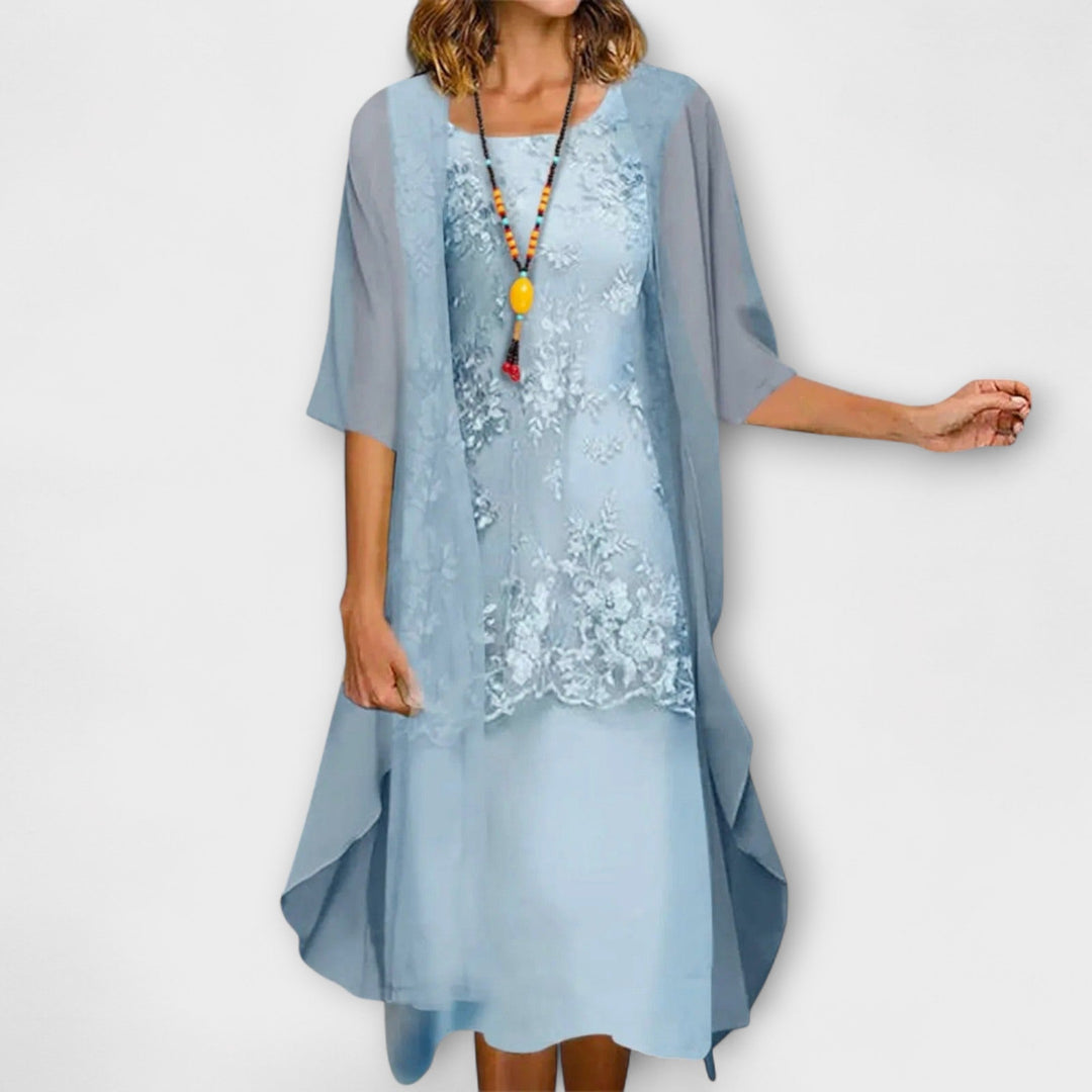 Joanne™ | Layered Embroidered Dress