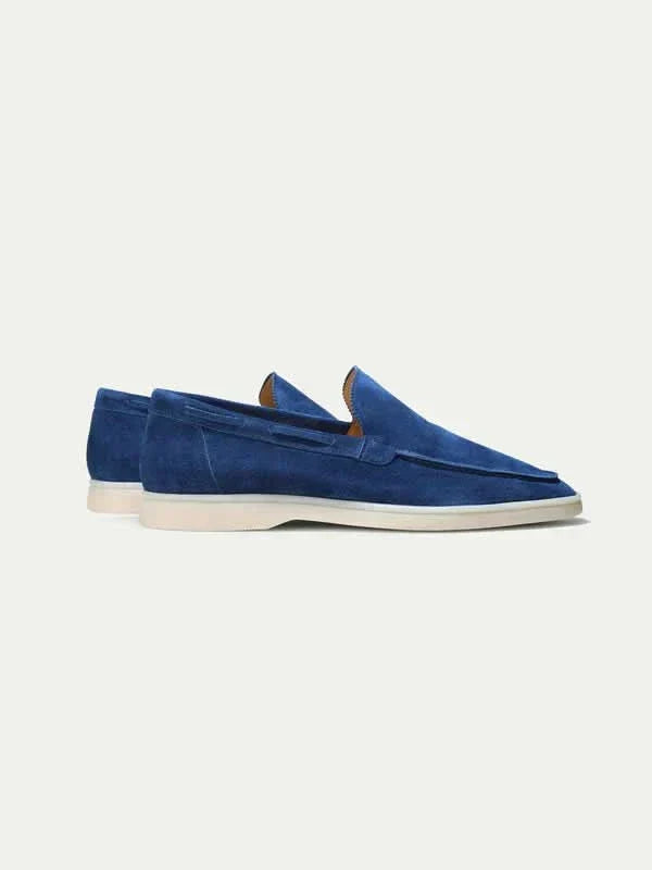 Michael Sydney men's loafers Berry Blue, front view