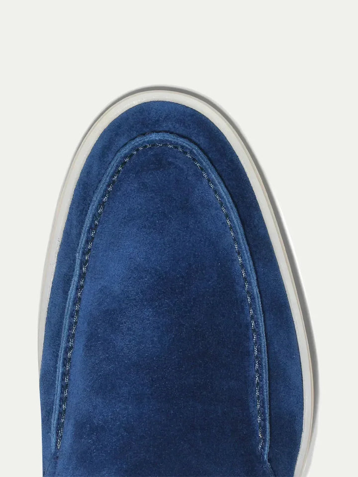 Michael Sydney men's loafers Berry Blue, front view