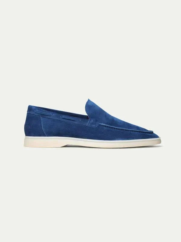 Michael Sydney men's loafers Berry Blue, front view