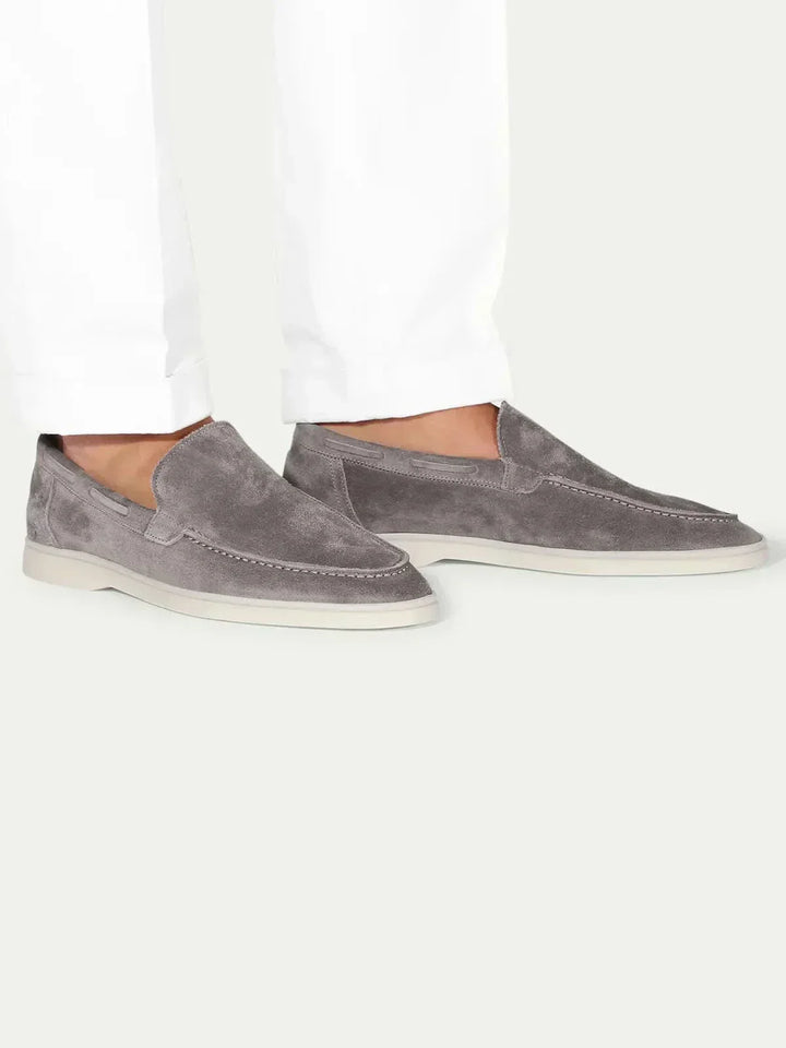 Michael Sydney men's loafers Grey, front view