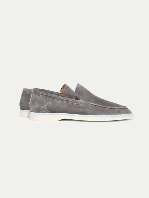 Michael Sydney men's loafers Grey, front view