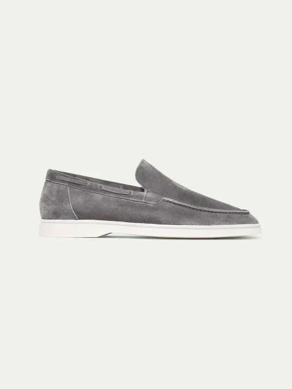 Michael Sydney men's loafers Grey, front view