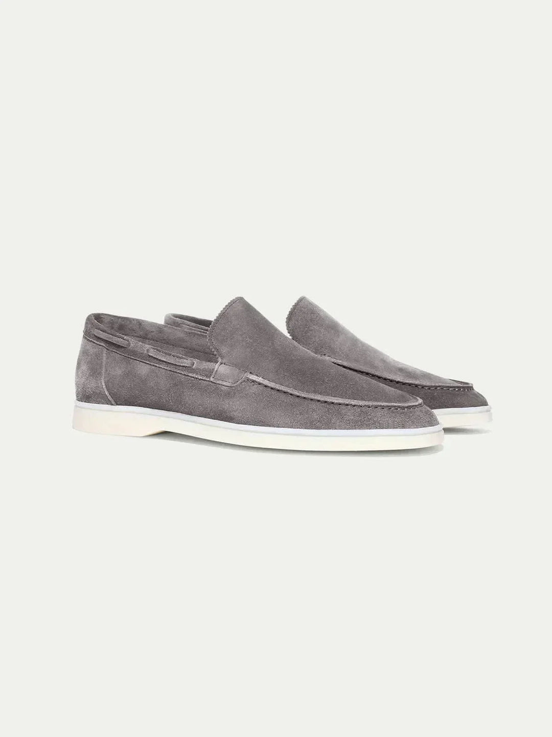 Michael Sydney men's loafers Grey, front view