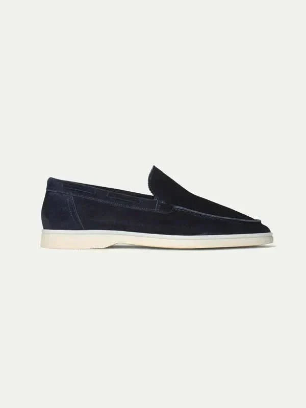 Michael Sydney men's loafers Navy, front view