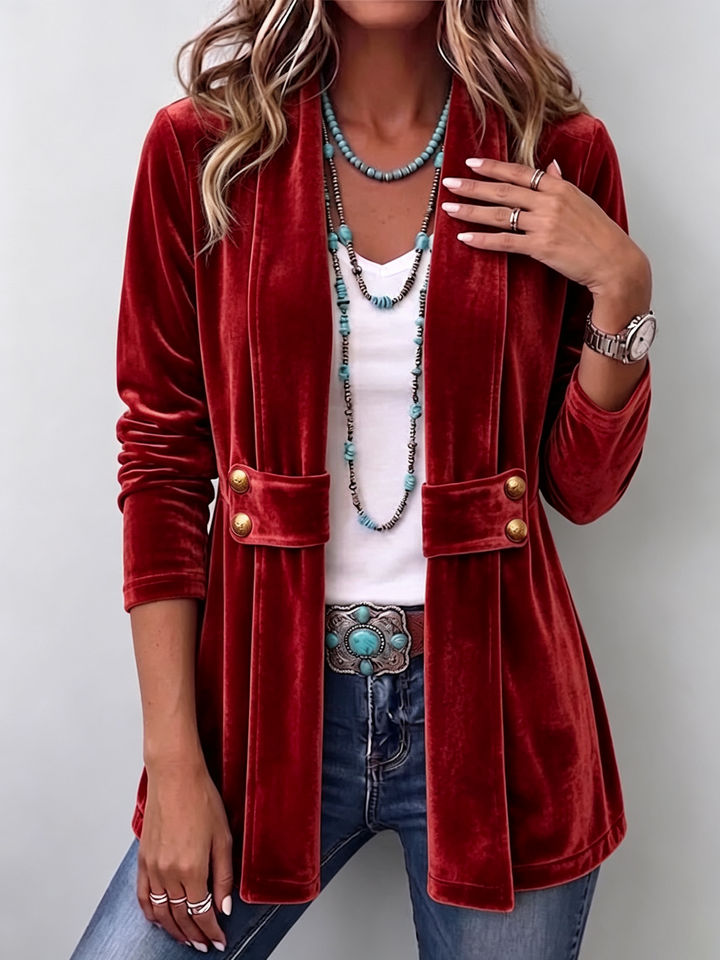 Annie™ | Open Blazer with Shimmer