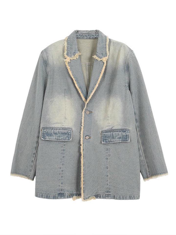 Greta™ | Oversized Blazer in Washed Look