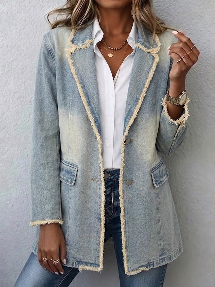 Greta™ | Oversized Blazer in Washed Look