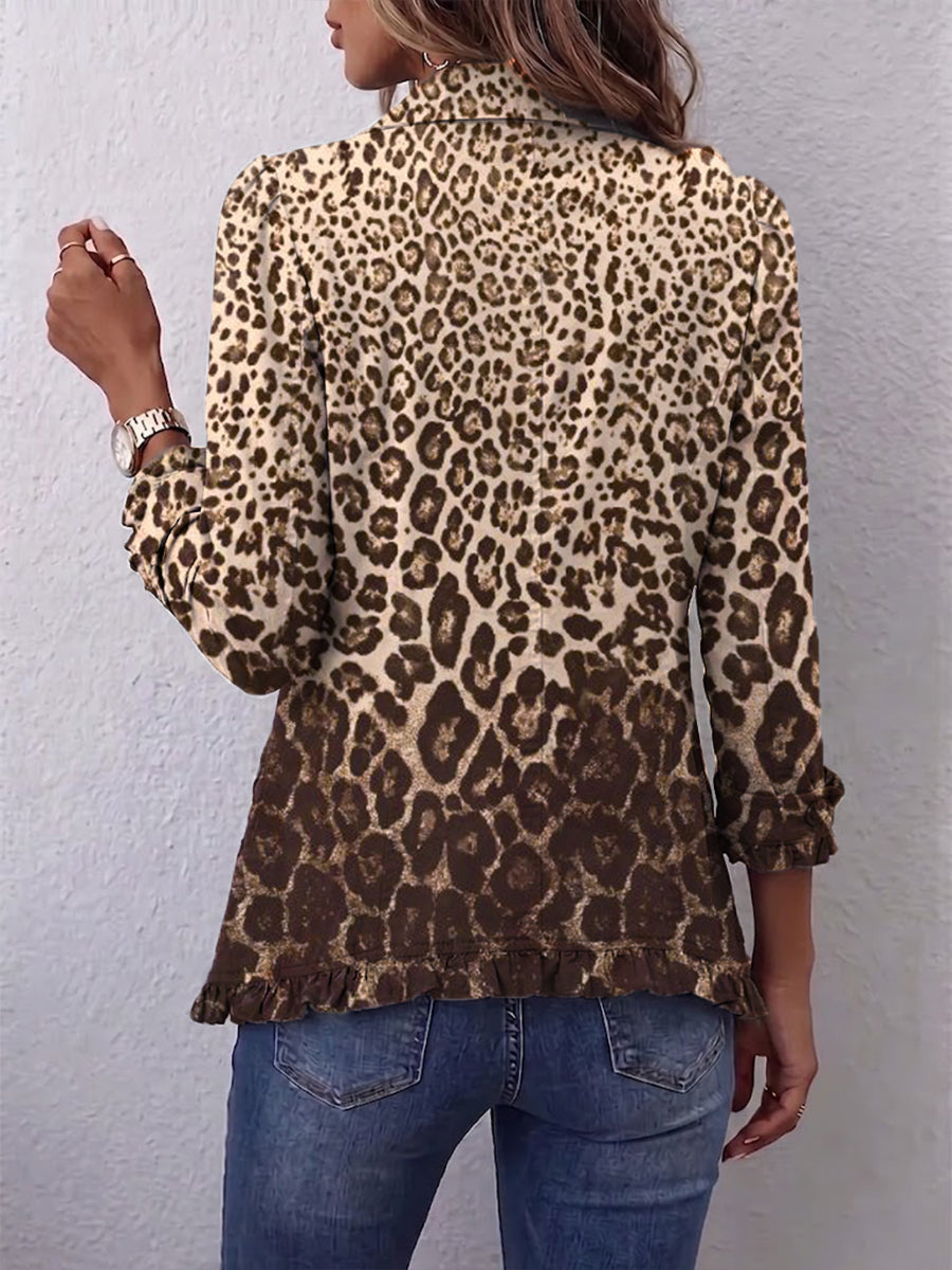 Eleanor™ | Blazer in Leopard Print