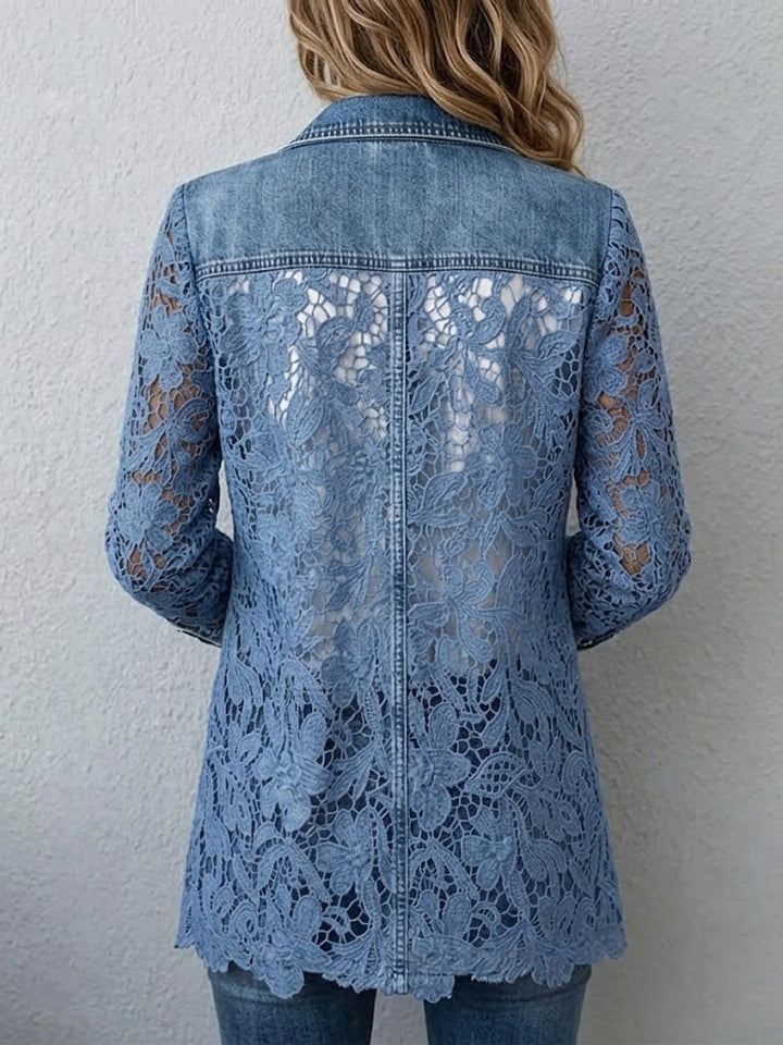 Daphne™ | Blazer with Openwork Blooms