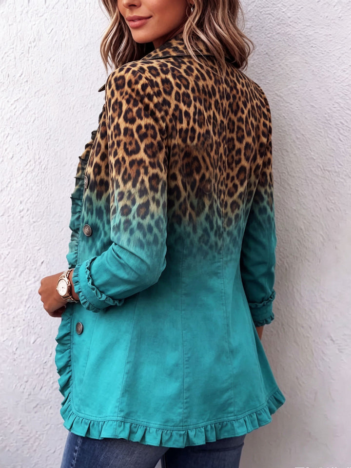 Bridget™ | Blazer in Leopard Fade