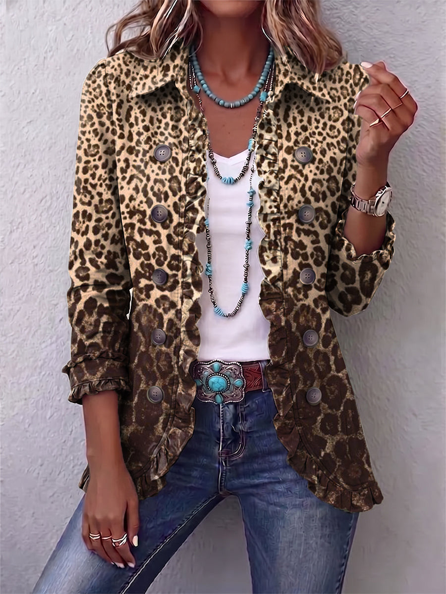 Eleanor™ | Blazer in Leopard Print