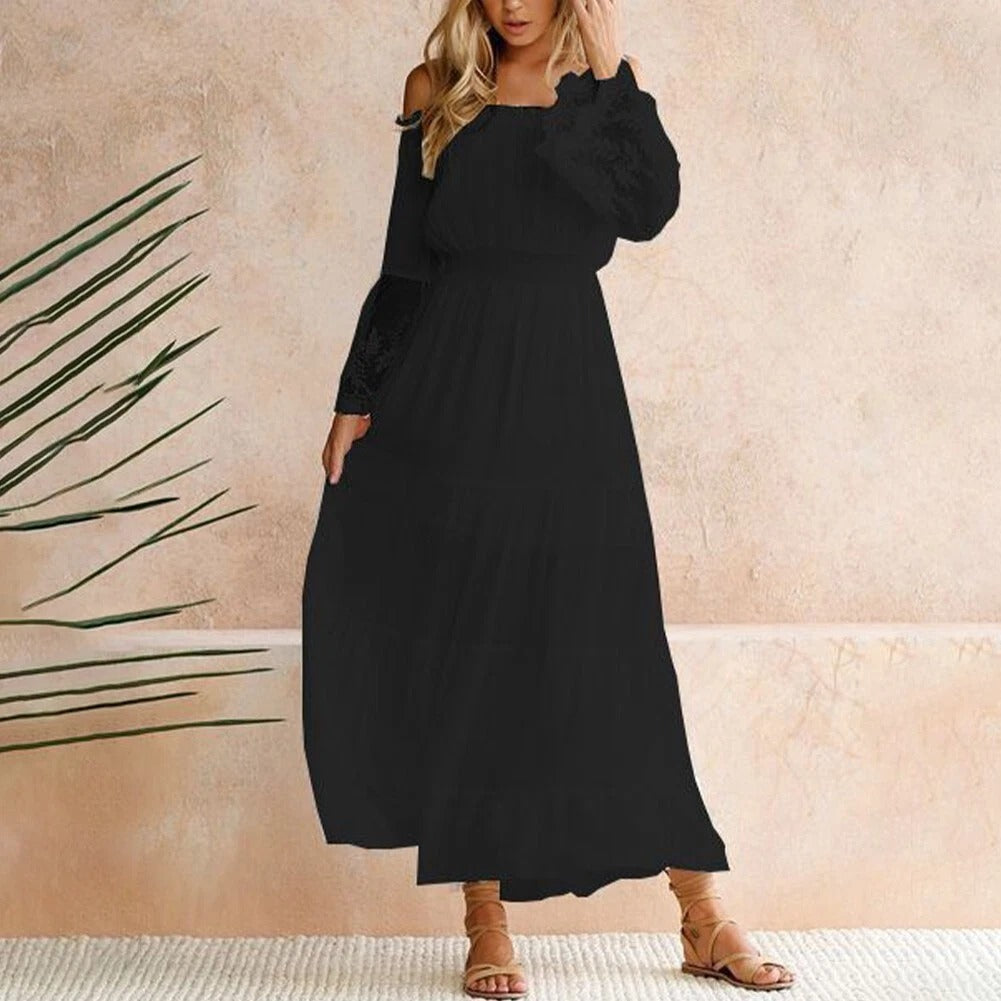 Jacinta™ | Off-Shoulder Maxi Dress