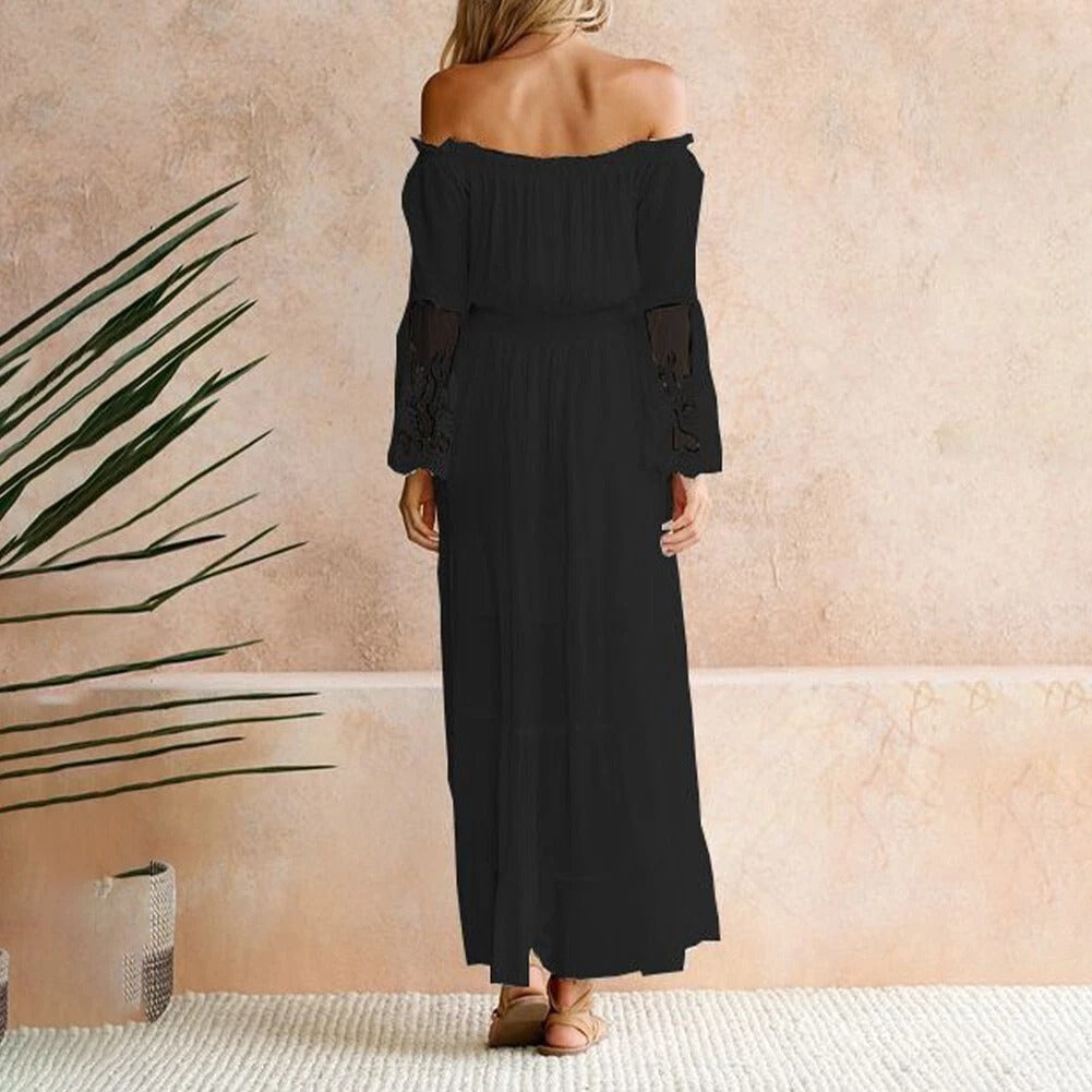 Jacinta™ | Off-Shoulder Maxi Dress