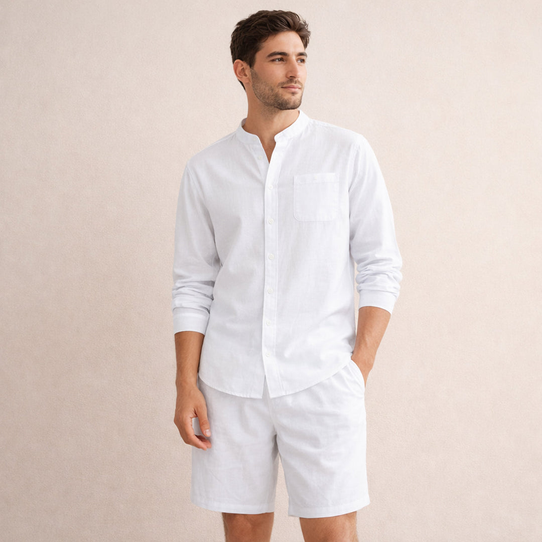 Michael Sydney men's summer set, front view
