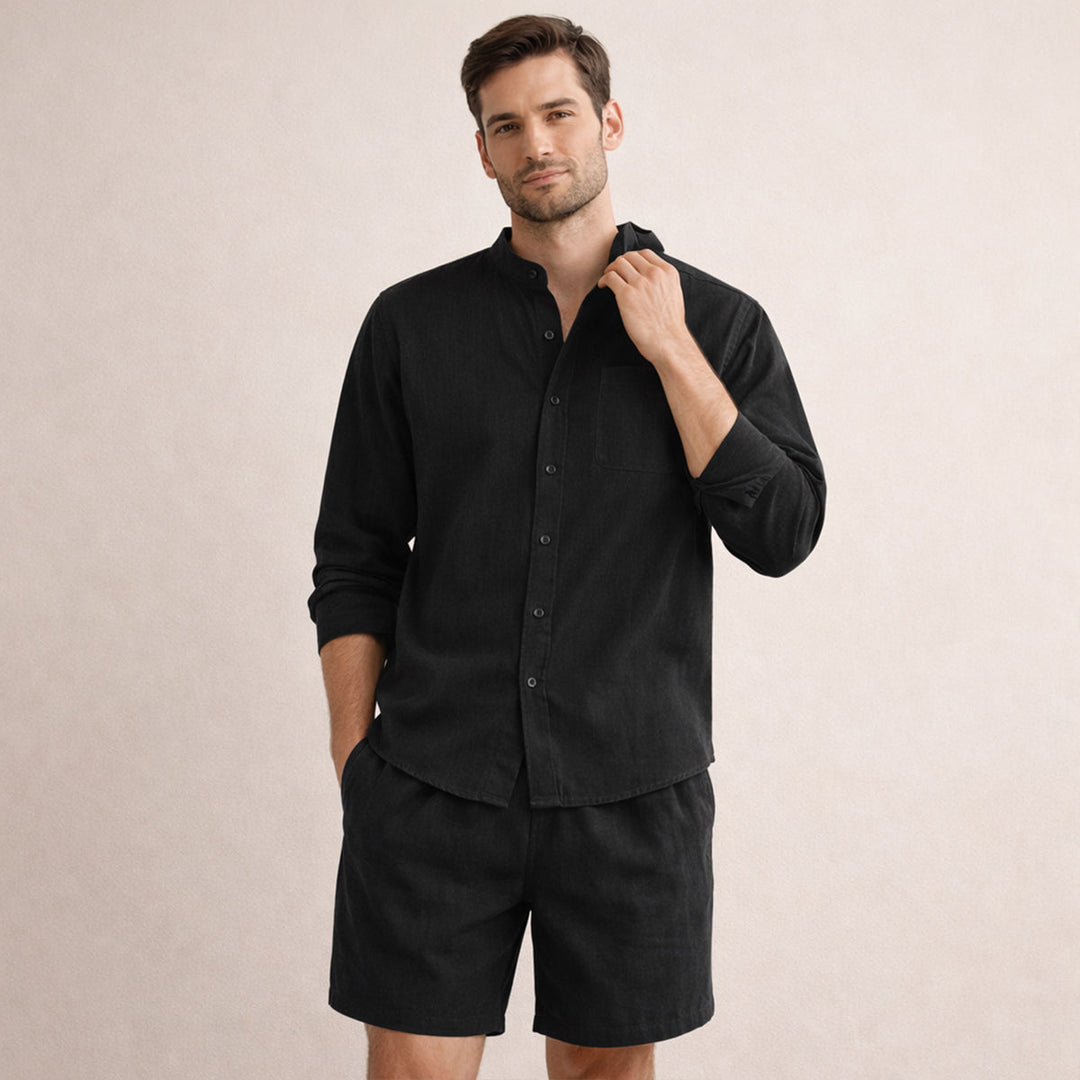 Michael Sydney men's summer set, front view
