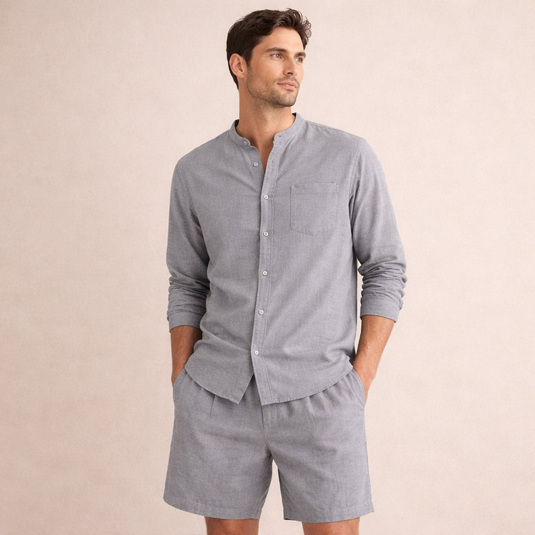Michael Sydney men's summer set, front view