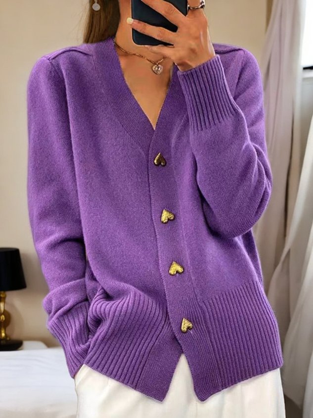 Verna™ | Elegant Button Cardigan