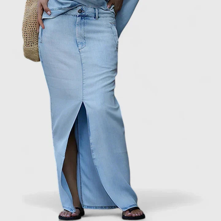 Alyssa™ | Asymmetric Two-Piece Skirt Set