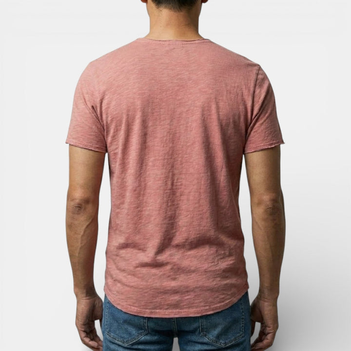 Michael Sydney men's two-pack v-neck t-shirt, front view