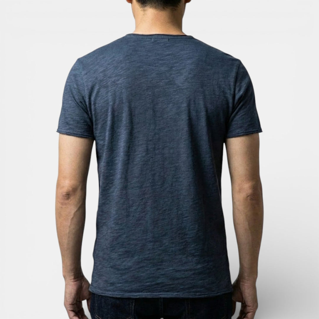 Michael Sydney men's two-pack v-neck t-shirt, front view