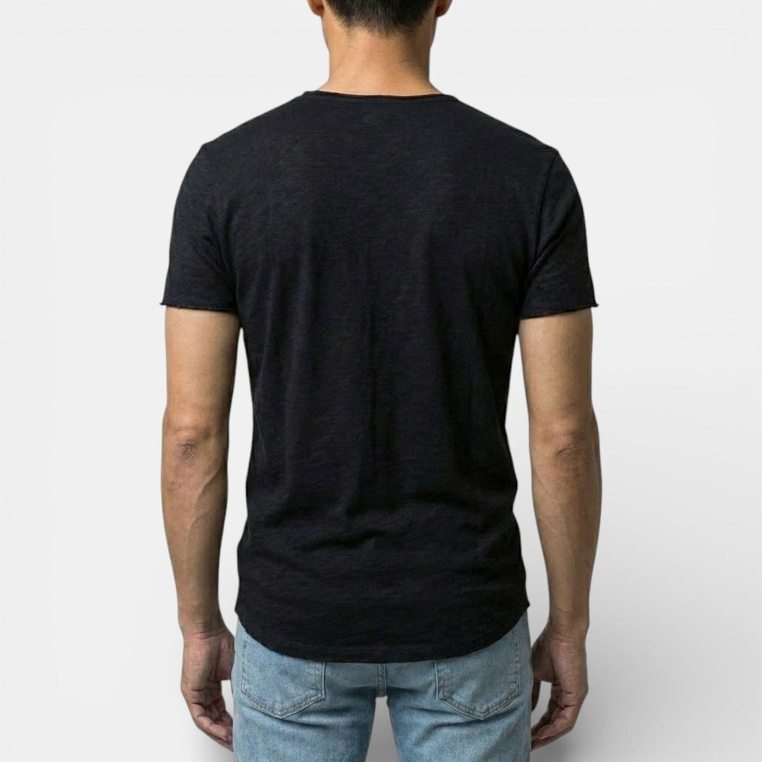 Michael Sydney men's two-pack v-neck t-shirt, front view