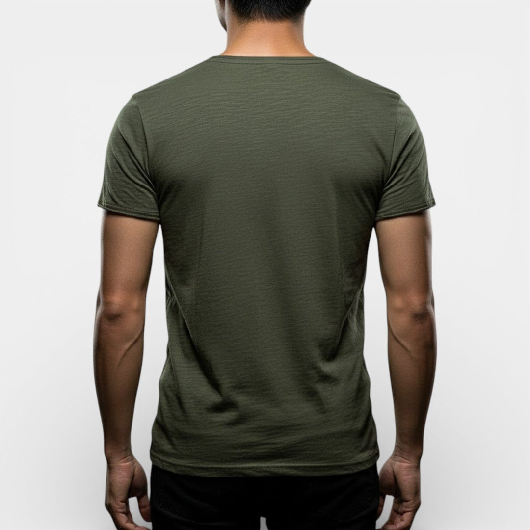Michael Sydney men's two-pack v-neck t-shirt, front view