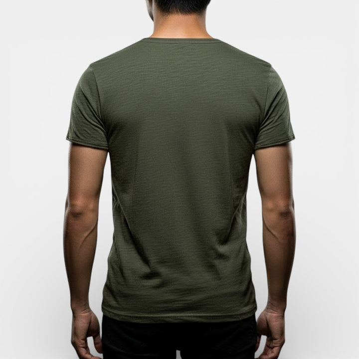Michael Sydney men's two-pack v-neck t-shirt, front view