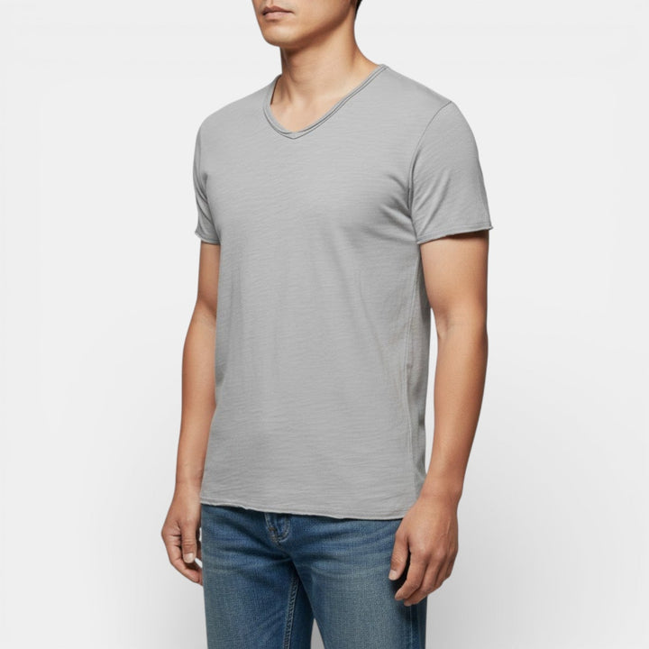 Michael Sydney men's two-pack v-neck t-shirt, front view