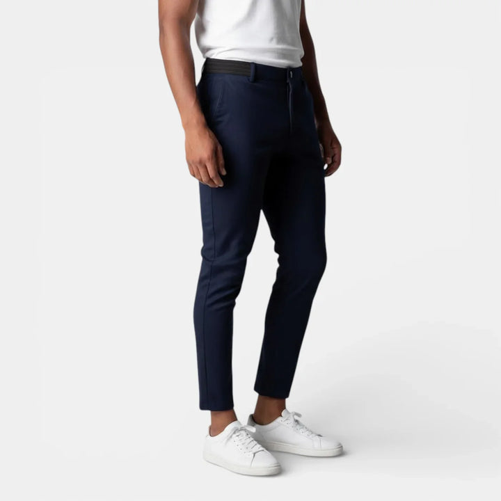 Michael Sydney men's stretch pants, front view