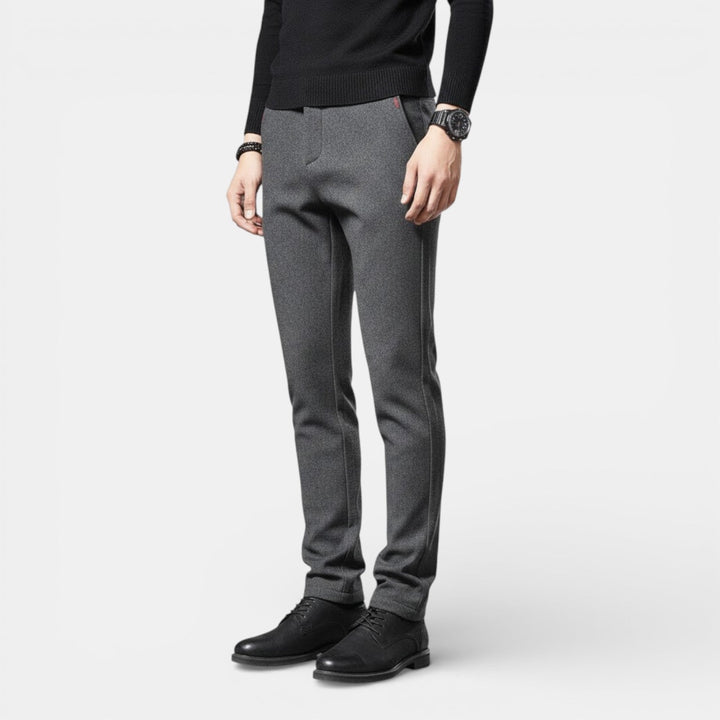 Michael Sydney men's slim tapered pants, front view