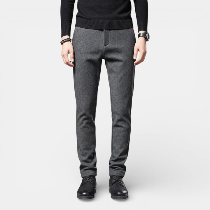 Michael Sydney men's slim tapered pants, front view