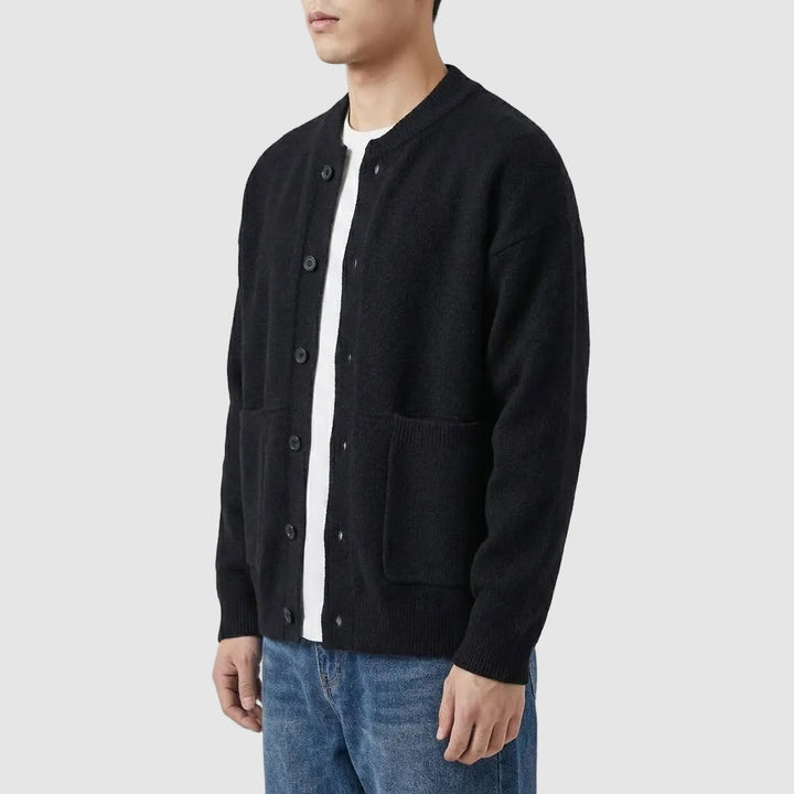 Michael Sydney men's cardigan, front view