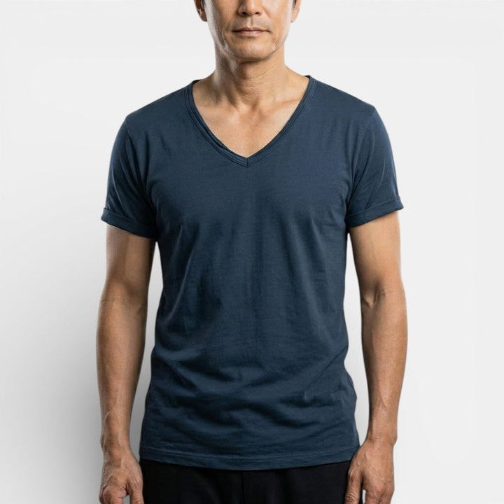 Michael Sydney men's ultra-soft basic t-shirt, front view