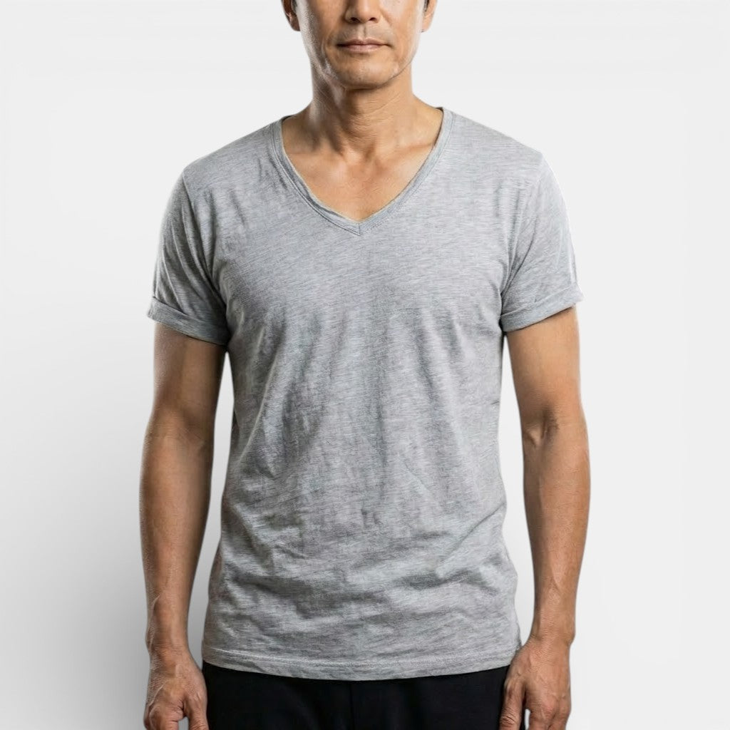 Michael Sydney men's ultra-soft basic t-shirt, front view