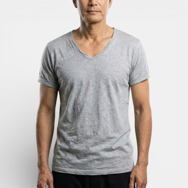 Michael Sydney men's ultra-soft basic t-shirt, front view