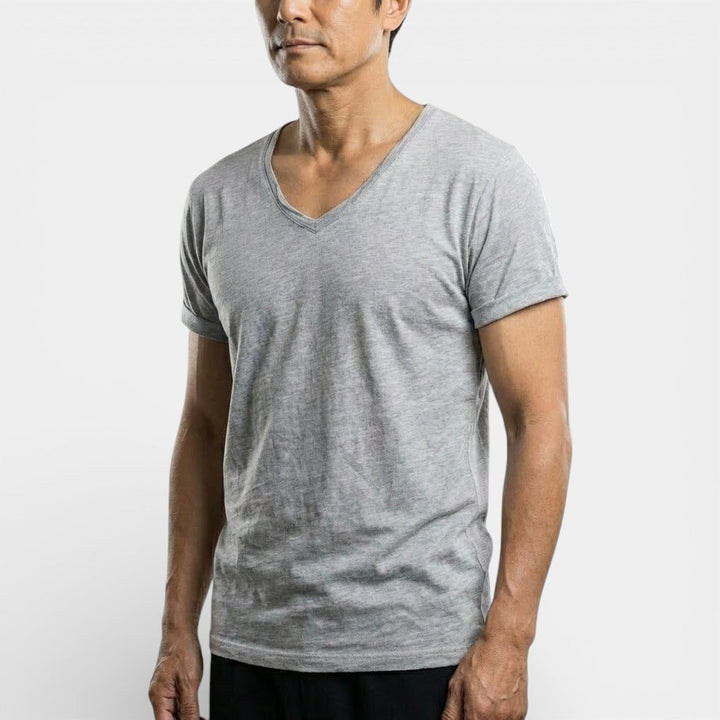 Michael Sydney men's ultra-soft basic t-shirt, front view