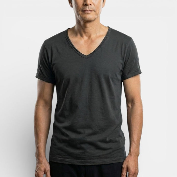 Michael Sydney men's ultra-soft basic t-shirt, front view