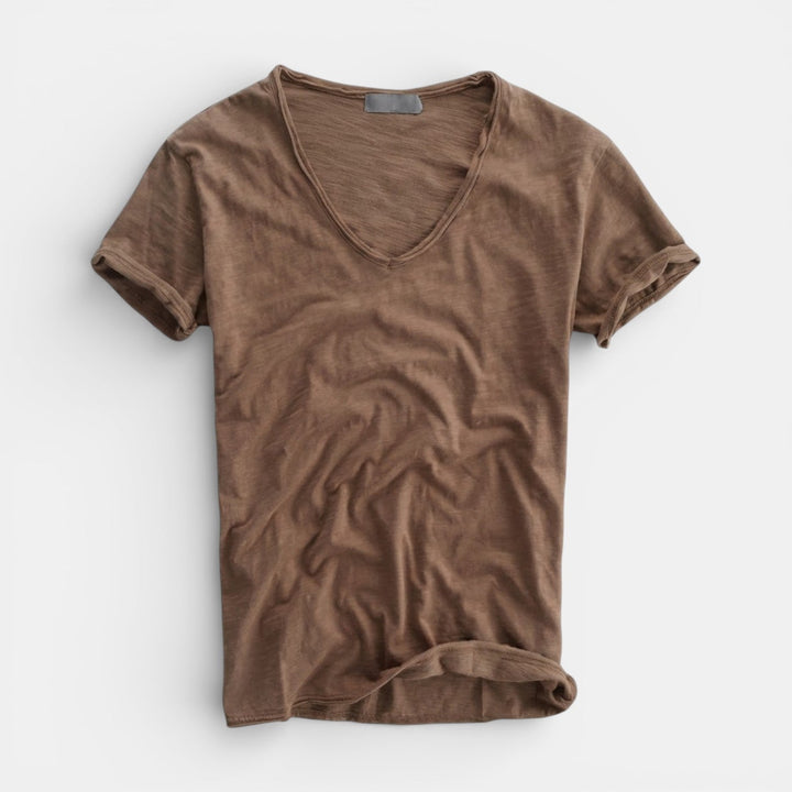 Michael Sydney men's ultra-soft basic t-shirt, front view