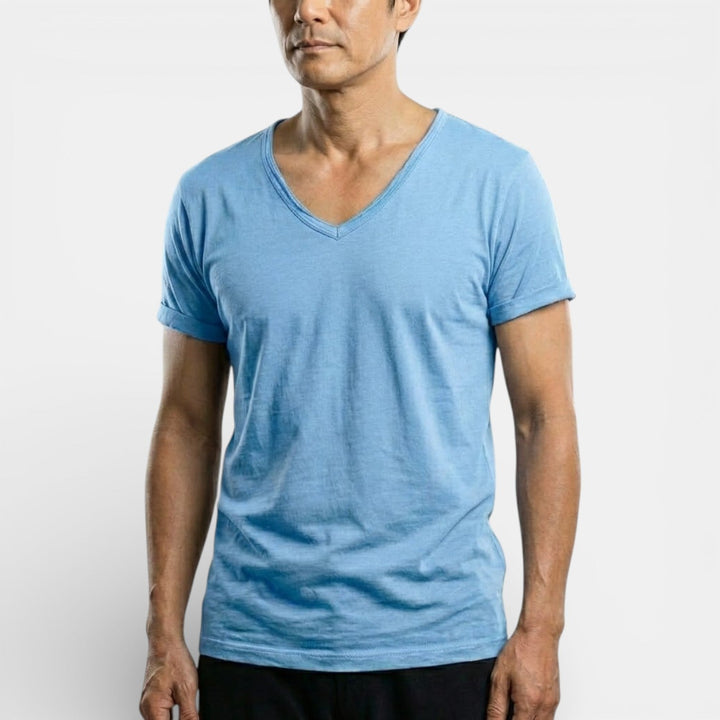 Michael Sydney men's ultra-soft basic t-shirt, front view